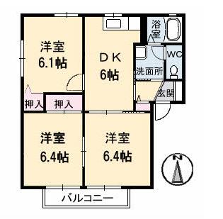 シャルマン B棟 201