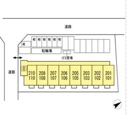 カレッジタウン　B棟　201