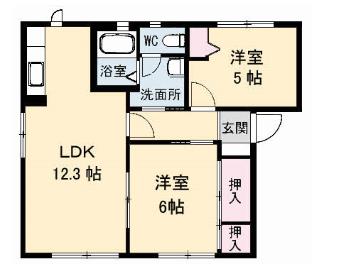 シャーメゾン　ドラジェ　B棟　202