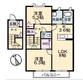 シャーメゾン際波C棟　202