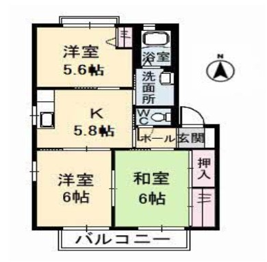 シャーメゾン東割Ａ棟　102