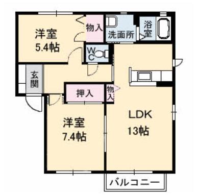 Myﾒｿﾞﾝ　みらいえＢ棟　101