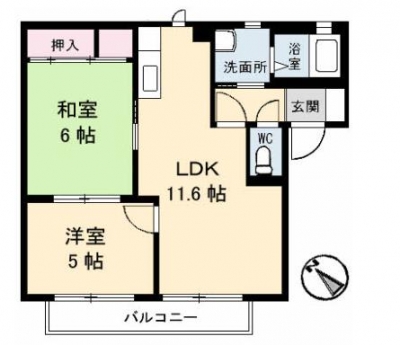 シャーメゾンカメリアＡ　203