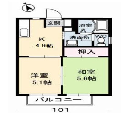 ヒカリハイツ　101