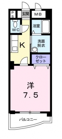 ドゥーフェリーチェ  310の間取図