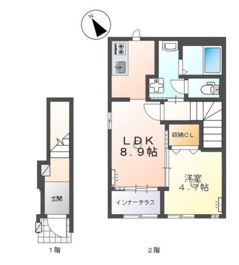 ARCOBALENO　２０７の間取図